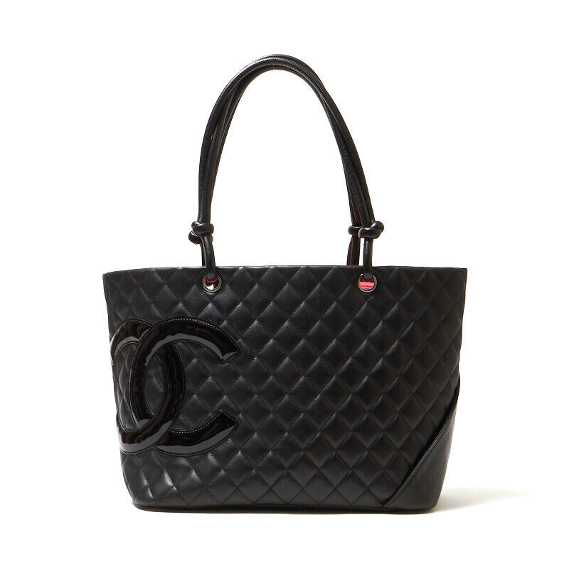 Chanel Cambon Large Tote Black Bag