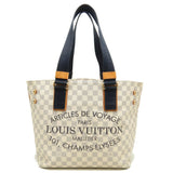 Louis Vuitton Damier Azur Plan Soleil Hippo PM Tote Bag