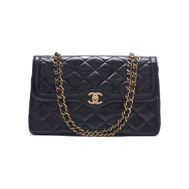 Chanel Matelasse Chain Lambskin Black