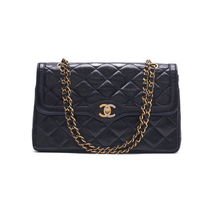 Chanel Matelasse Chain Lambskin Black