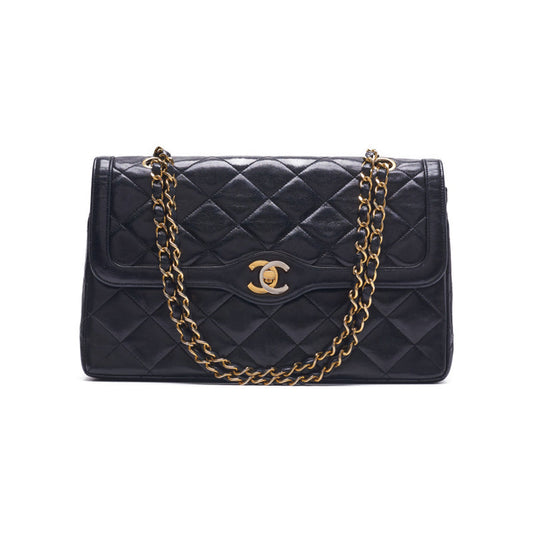 Chanel Matelasse Chain Lambskin Black