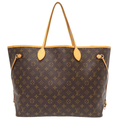 Louis Vuitton Monogram Neverfull GM Tote Bag Brown