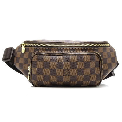 Louis Vuitton Damier Bum Bag Melville Ebene Waist Pouch Brown