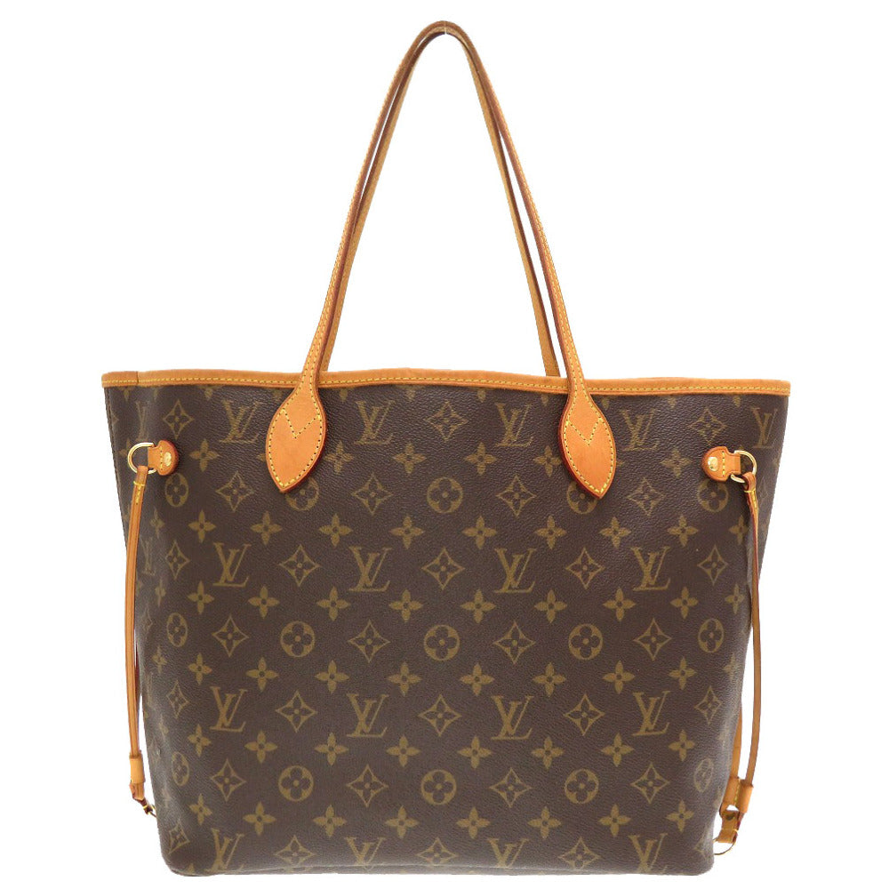 Louis Vuitton Monogram Neverfull MM Tote Bag Brown