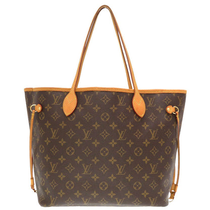 Louis Vuitton Monogram Neverfull MM Tote Bag Brown