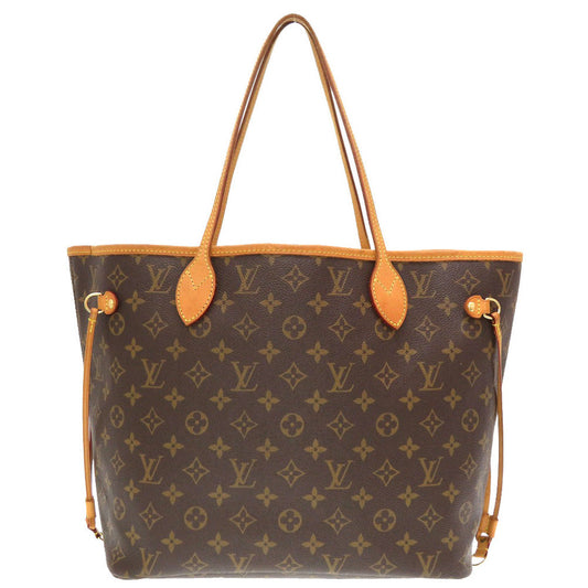 Louis Vuitton Monogram Neverfull MM Tote Bag Brown