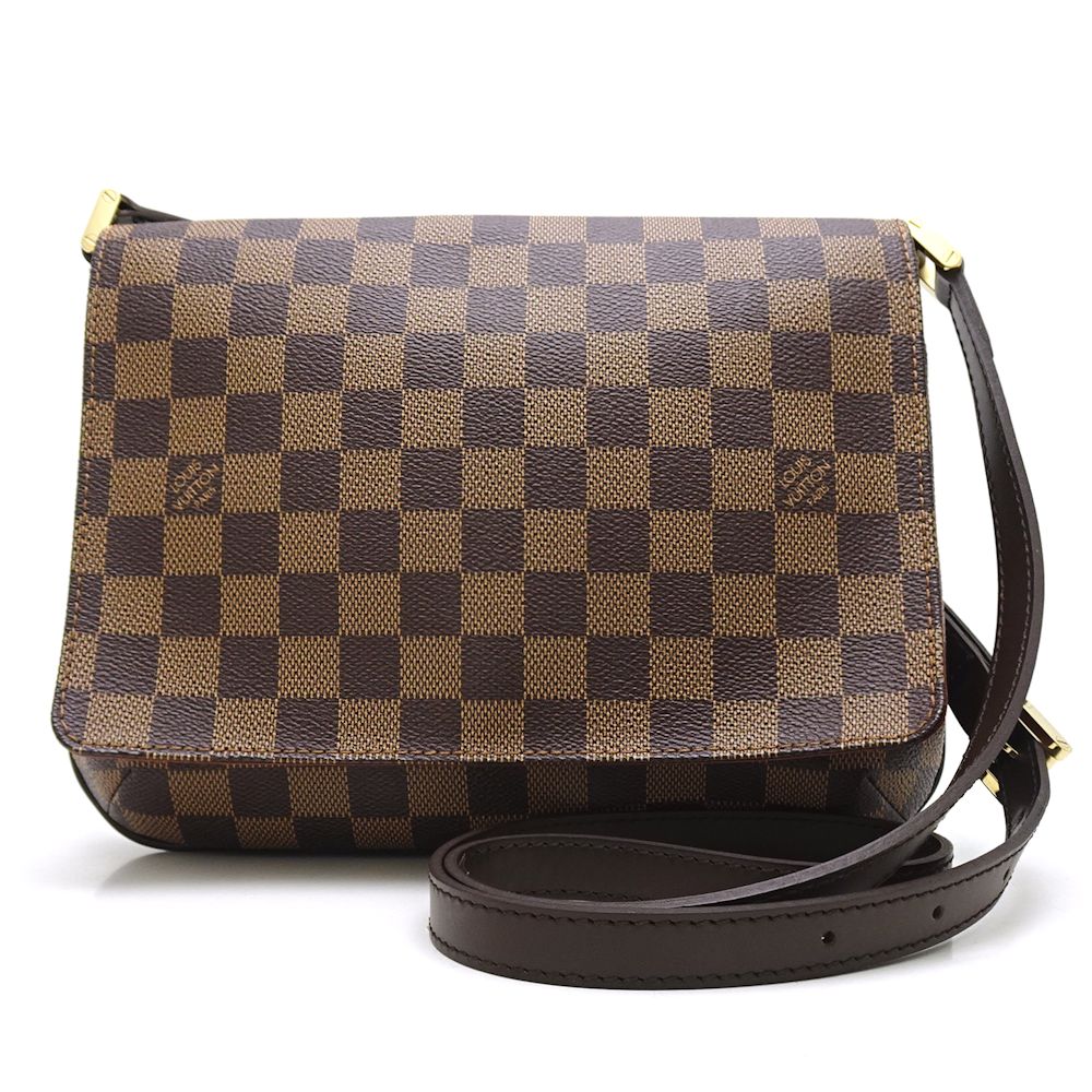 Louis Vuitton Damier M tte Tango Long Shoulder Ebene Brown