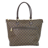 Louis Vuitton Saleya GM Damier Ebene Tote Bag Handbag Brown