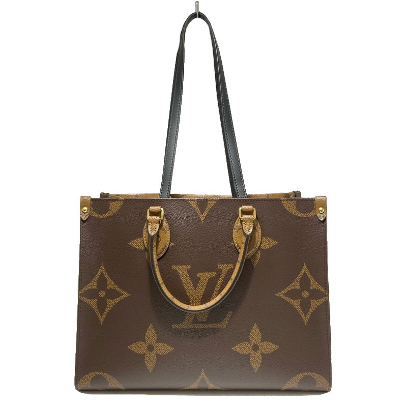 Louis Vuitton On The Go MM Giant Reverse Monogram Shoulder Bag