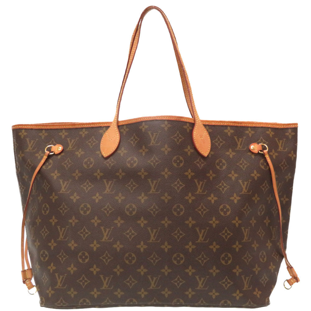 Louis Vuitton Monogram Neverfull GM Tote Bag Brown