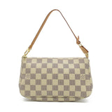 Louis Vuitton Pochette Accessoire Pouch Canvas Damier Azur