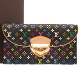 Louis Vuitton Multicolor Portefeuille Eugenie Long Wallet Noir Black