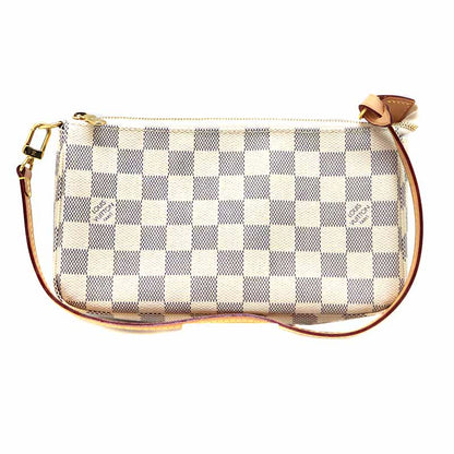 Louis Vuitton Pochette Accessoires Handbag Damier Canvas Azure