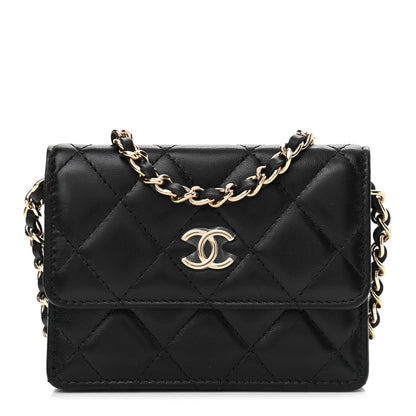 Chanel Caviar CC Shoulder Bag Black