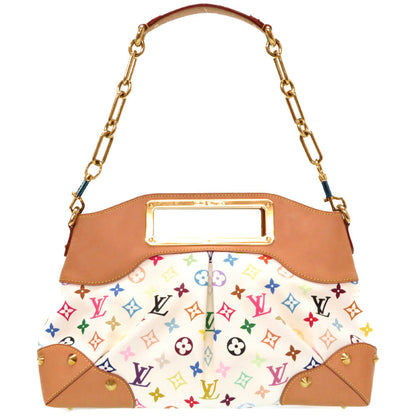 Louis Vuitton Monogram Multi Judy GM Bronne White