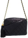 Chanel Matelasse Chain Shoulder Bag Black