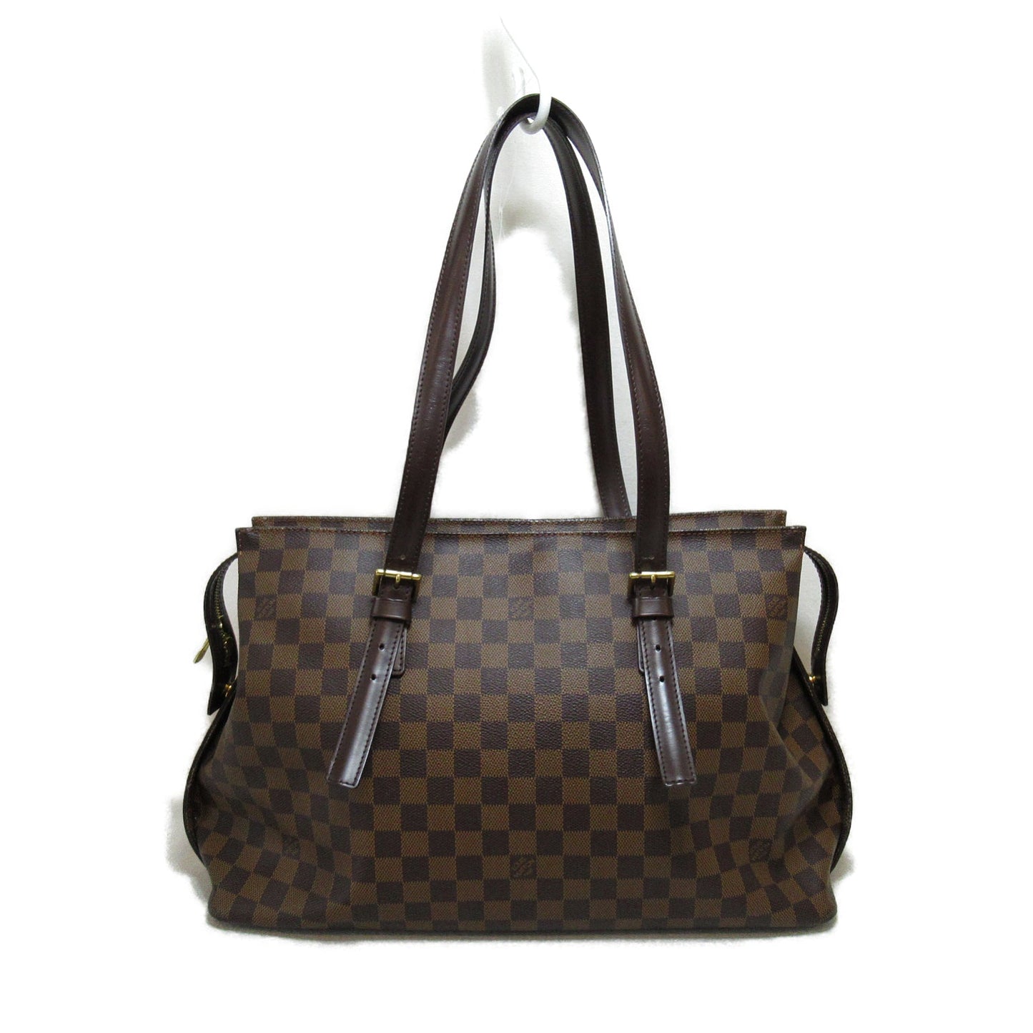 Louis Vuitton Chelsea Tote Bag Canvas Damier Ebene