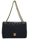 Chanel Matelasse Chain Shoulder Bag Black