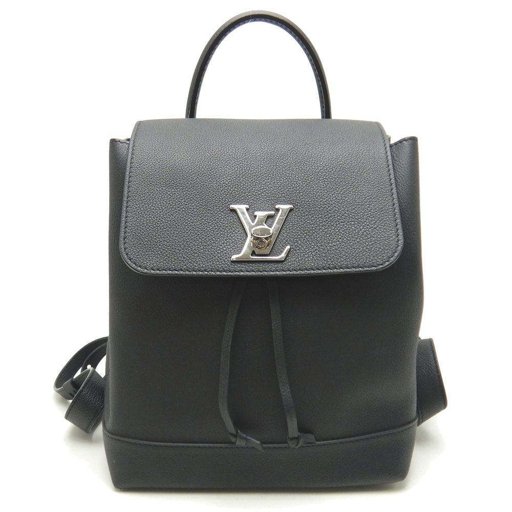 Louis Vuitton LockMe Backpack Calf Noir Black