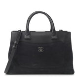Chanel Grained Calfskin Suede Small Neo Executive Shopper Tote