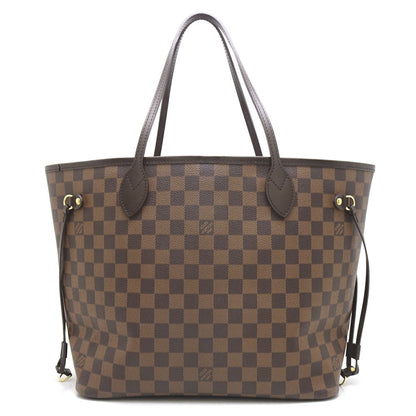 Louis Vuitton Damier Neverfull MM Ebene Tote Bag Brown