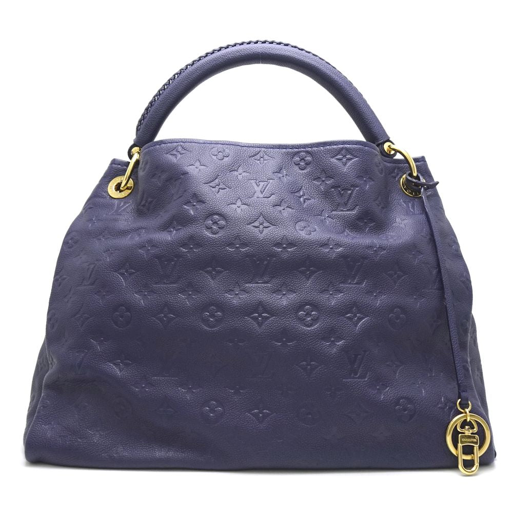 Louis Vuitton Emplant Artsy MM Celeste Shoulder Tote Blue