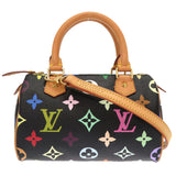 Louis Vuitton Monogram Multicolor Mini Speedy Noir Black