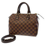 Louis Vuitton Handbag Damier Ebene Speedy Bandouliere 25 Shoulder Bag