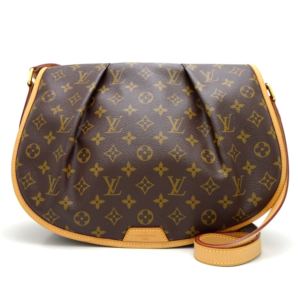 Louis Vuitton  Monogram Menilmontane Brown Shoulder