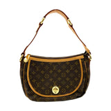 Louis Vuitton Turam PM Shoulder Bag PVC Coated Canvas Monogram