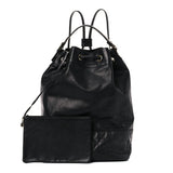 Chanel Caviar Quilted Drawstring Bucket Bag Black