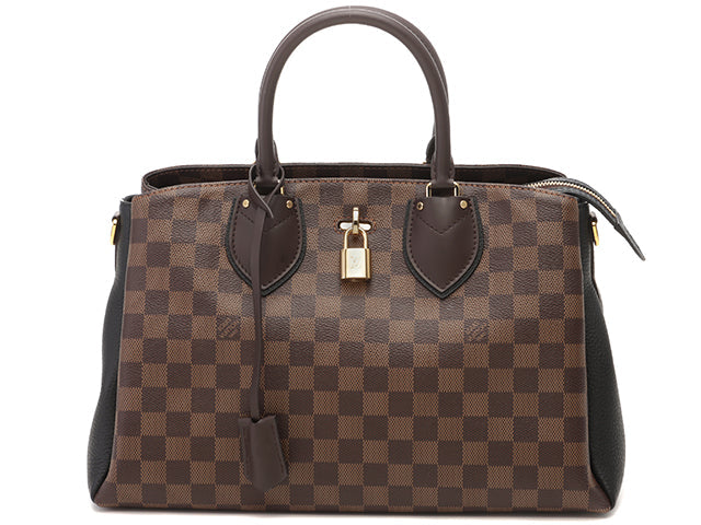 Louis Vuitton Normandy Handbag Damier Noir Black