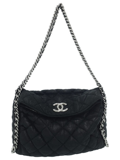 Chanel  Line Chain Shoulder Bag Black