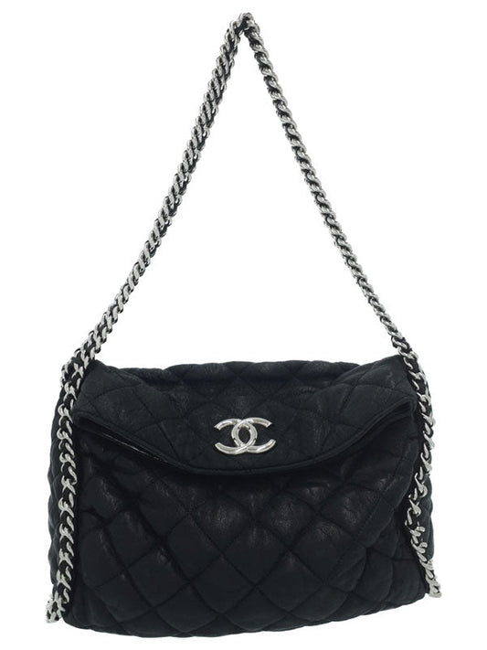 Chanel  Line Chain Shoulder Bag Black