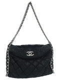 Chanel  Line Chain Shoulder Bag Black
