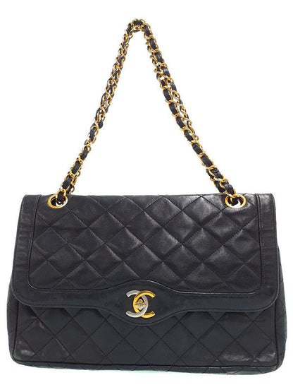 Chanel Matelasse Chain Shoulder Bag Black