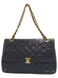Chanel Matelasse Chain Shoulder Bag Black