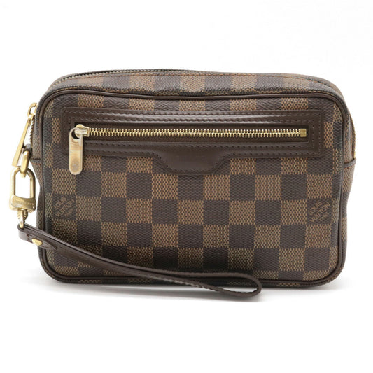 Louis Vuitton Damier Pochette Bie Macau Second Bag Clutch Bag