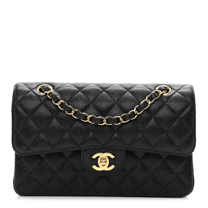 Chanel Caviar Quilted Small Double Flap Black