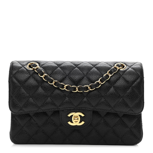 Chanel Caviar Quilted Small Double Flap Black