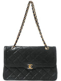 Chanel Matelasse Chain Shoulder Bag Black