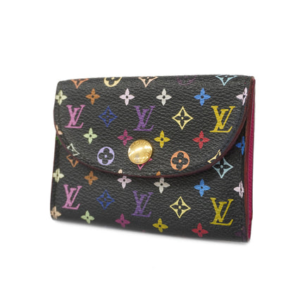 Louis Vuitton Card Holder Monogram Multicolor Black