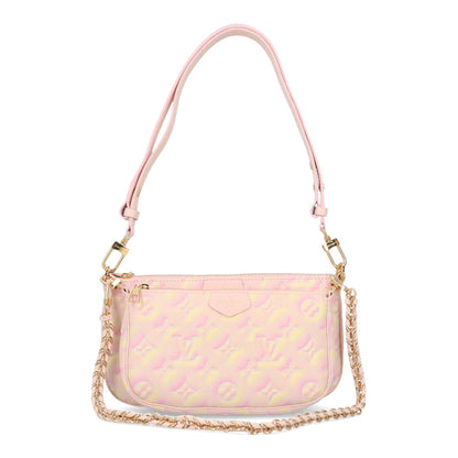 Louis Vuitton Multi Pochette Shoulder Bag Pink