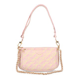Louis Vuitton Multi Pochette Shoulder Bag Pink