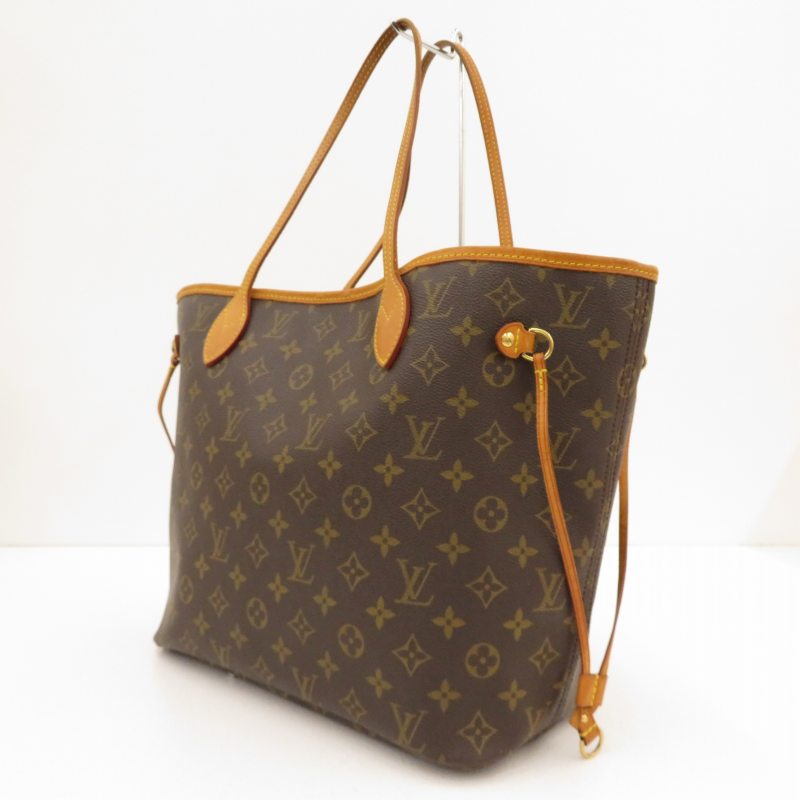 Louis Vuitton Monogram Neverfull MM Tote Bag Brown