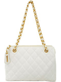 Chanel Matelasse Chain Shoulder Bag White