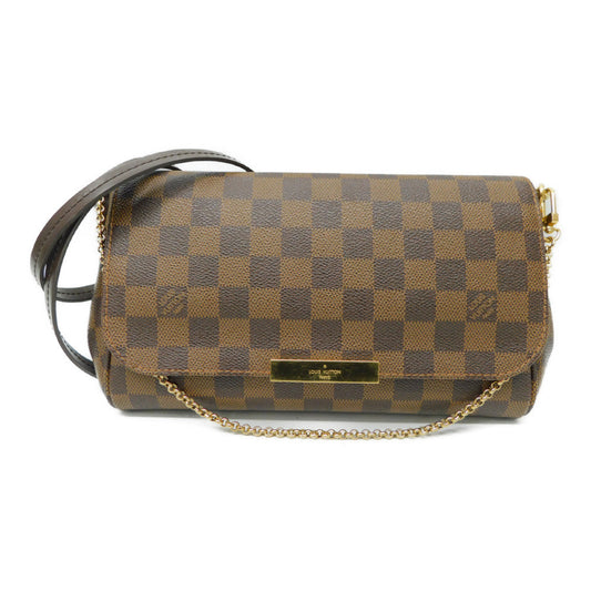 Louis Vuitton Favorite PM Damier Ebene Gold Hardware Handbag