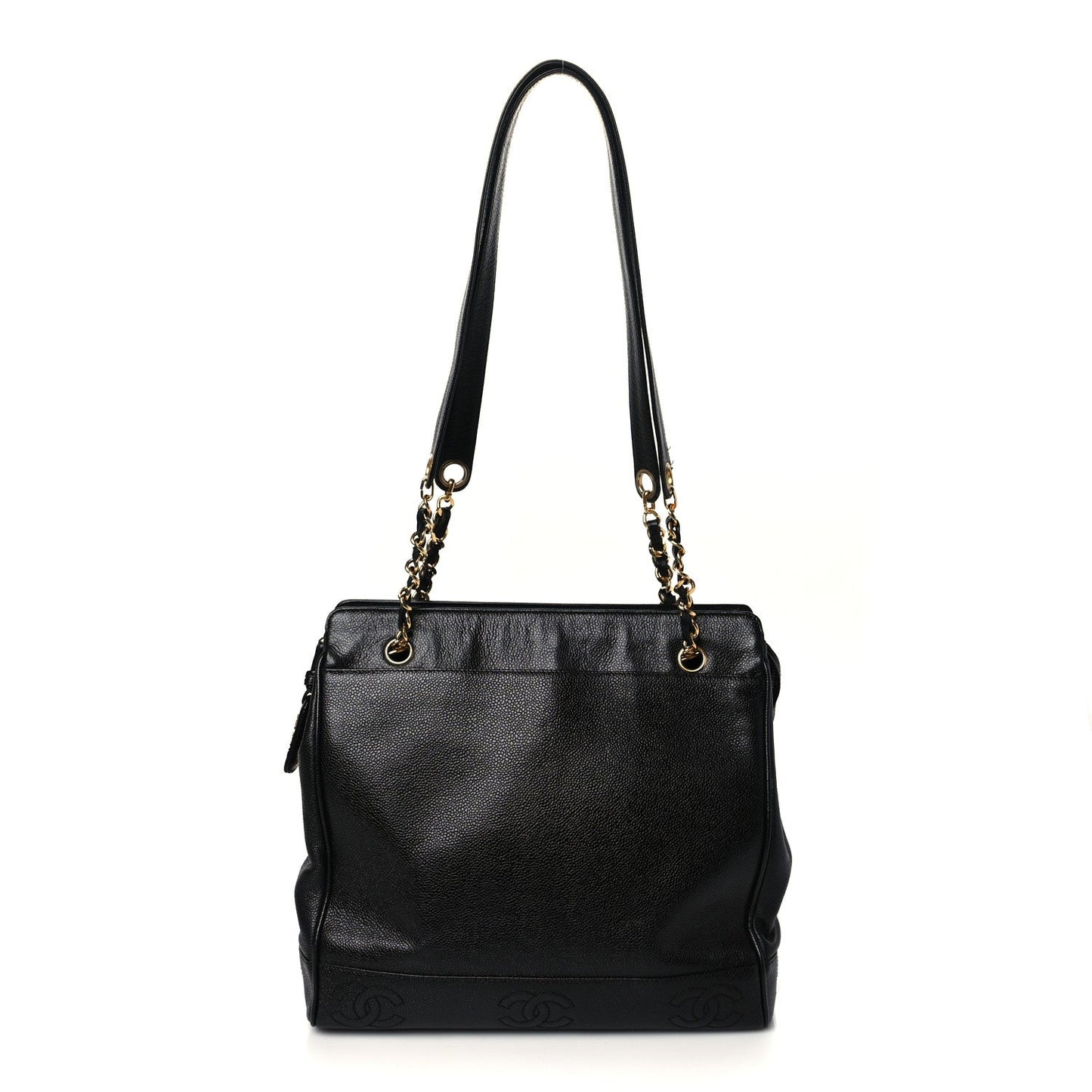Caviar CC Shoulder Bag Black