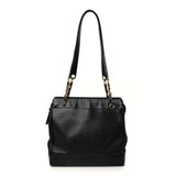 Caviar CC Shoulder Bag Black