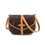 Louis Vuitton Monogram Saumur 30 Shoulder Bag Brown